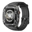 For Apple Watch Series 7 45mm Modified PC Hybrid TPU Watch Case Band(Black Clear Black) - free shipping - PMc TechLife - Order now!