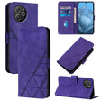 For Blackview Shark 8 Crossbody 3D Embossed Flip Leather Phone Case(Purple) - More Brand by PMC TechLife | Online Shopping South Africa | PMC TechLife | Buy Now Pay Later Mobicred