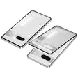 For Google Pixel 7 Snap Buckle Metal Frame Frosted Phone Case(Silver) - Google Cases by PMC TechLife | Online Shopping South Africa | PMC TechLife | Buy Now Pay Later Mobicred