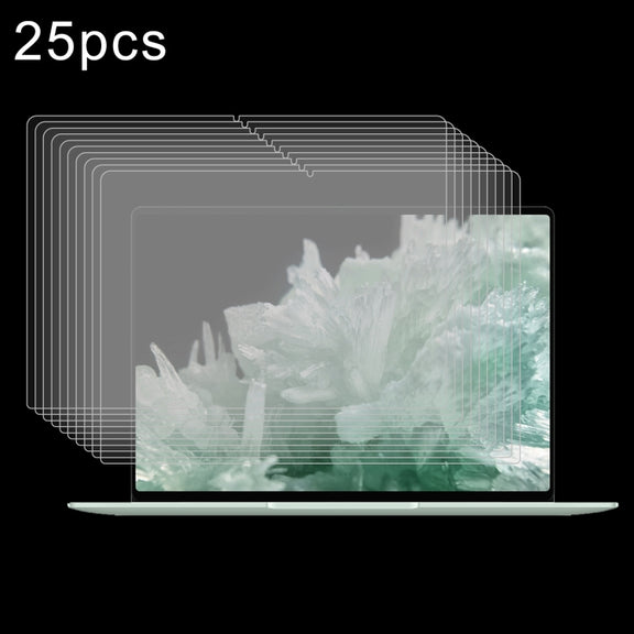 For Huawei MateBook 14 2024 25pcs 0.26mm 9H Surface Hardness Explosion-proof Tempered Glass Film