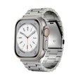 For Apple Watch SE 2022 40mm 3-Bead Flat Buckle Titanium Alloy Watch Band(Silver) - free shipping - PMC TechLife - Order now!