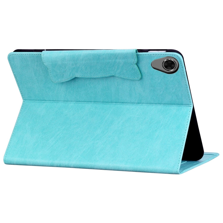 For Lenovo Tab M8 Cat Buckle Leather Tablet Case(Sky Blue) - Lenovo by PMC TechLife | Online Shopping South Africa | PMC TechLife | Buy Now Pay Later Mobicred