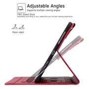 For Lenovo Tab M8 Cat Buckle Leather Tablet Case(Red)