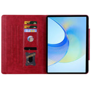 For Lenovo Tab P12 Cat Buckle Leather Tablet Case(Red)