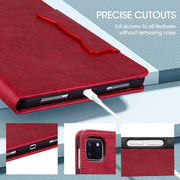 For Lenovo Tab P12 Cat Buckle Leather Tablet Case(Red)