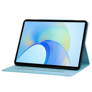 For Lenovo Xiaoxin Pad Pro 12.7 2025 Cat Buckle Leather Tablet Case(Sky Blue)