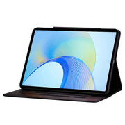 For Lenovo Xiaoxin Pad Pro 12.7 2025 Cat Buckle Leather Tablet Case(Black)