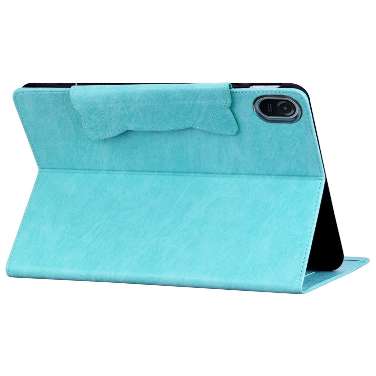 For Honor Pad 8 Cat Buckle Leather Tablet Case(Sky Blue)