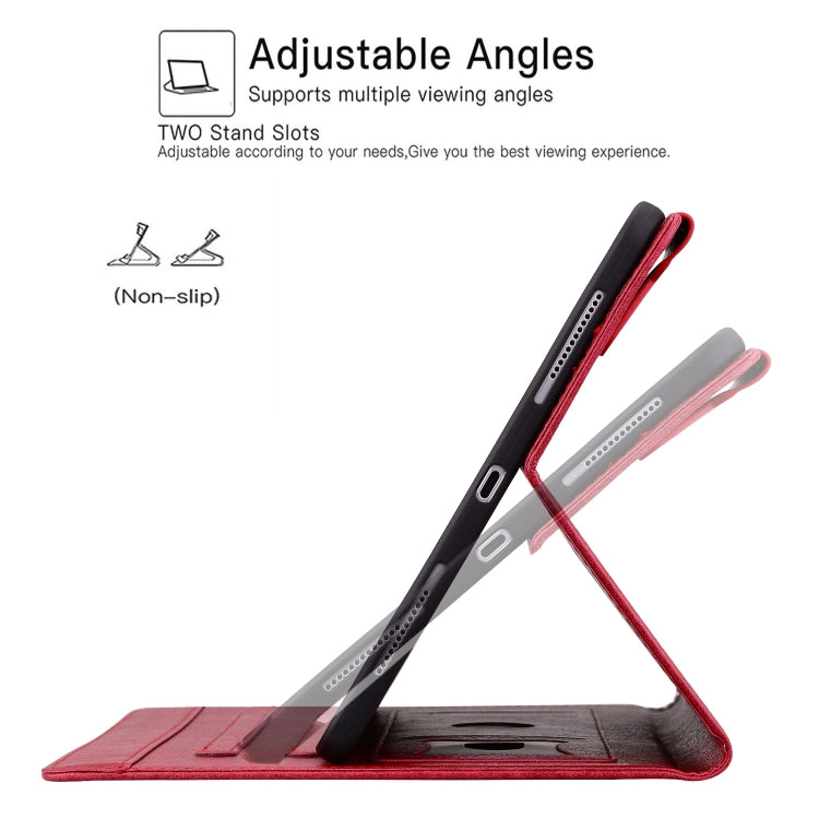 For Honor Pad 9 Cat Buckle Leather Tablet Case(Red) - Honor by PMC TechLife | Online Shopping South Africa | PMC TechLife | Buy Now Pay Later Mobicred