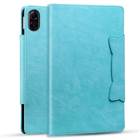 For Honor Pad X9 / X8 Pro Cat Buckle Leather Tablet Case(Sky Blue)