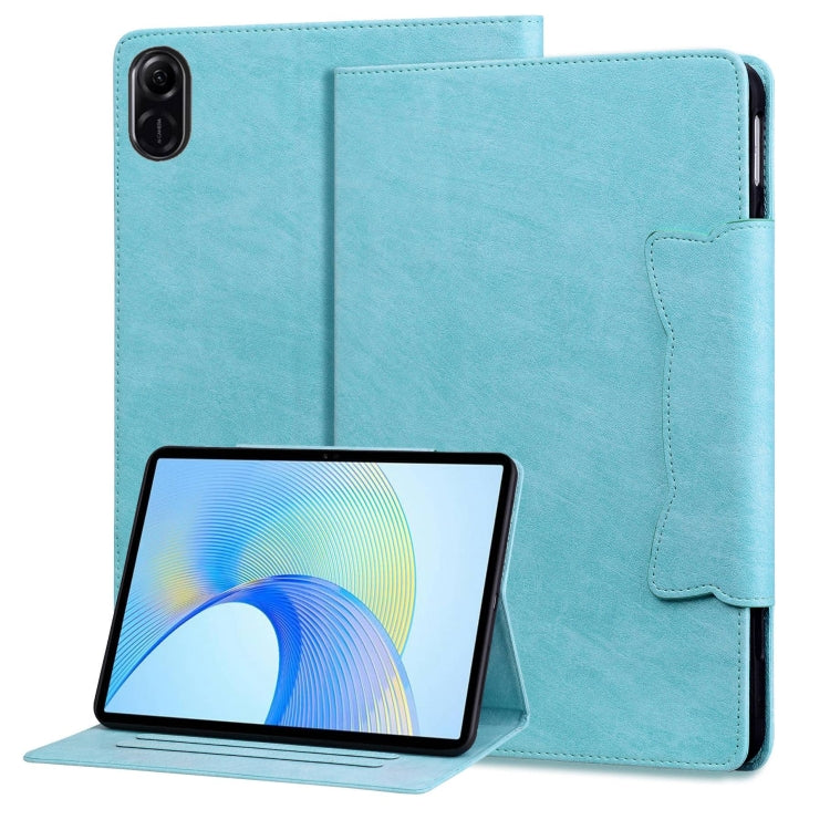 For Honor Pad X8a Cat Buckle Leather Tablet Case(Sky Blue) - Honor by PMC TechLife | Online Shopping South Africa | PMC TechLife | Buy Now Pay Later Mobicred