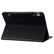 For Samsung Galaxy Tab S9 FE / S9 / S8 / S7 Cat Buckle Leather Smart Tablet Case(Black)