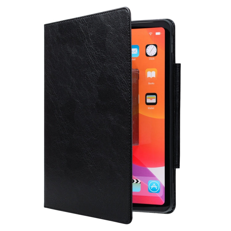 For Samsung Galaxy Tab S9 FE / S9 / S8 / S7 Cat Buckle Leather Smart Tablet Case(Black)