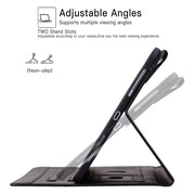 For Samsung Galaxy Tab S9 FE / S9 / S8 / S7 Cat Buckle Leather Smart Tablet Case(Black)
