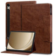 For Samsung Galaxy Tab S9 FE / S9 / S8 / S7 Cat Buckle Leather Smart Tablet Case(Brown) - Galaxy Tab S9 Cases by PMC Jewellery | Online Shopping South Africa | PMC Jewellery | Buy Now Pay Later Mobicred