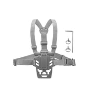 For DJI RC 2 / 1 Sunnylife Remote Control Waist Support Bracket Chest Strap(Grey)