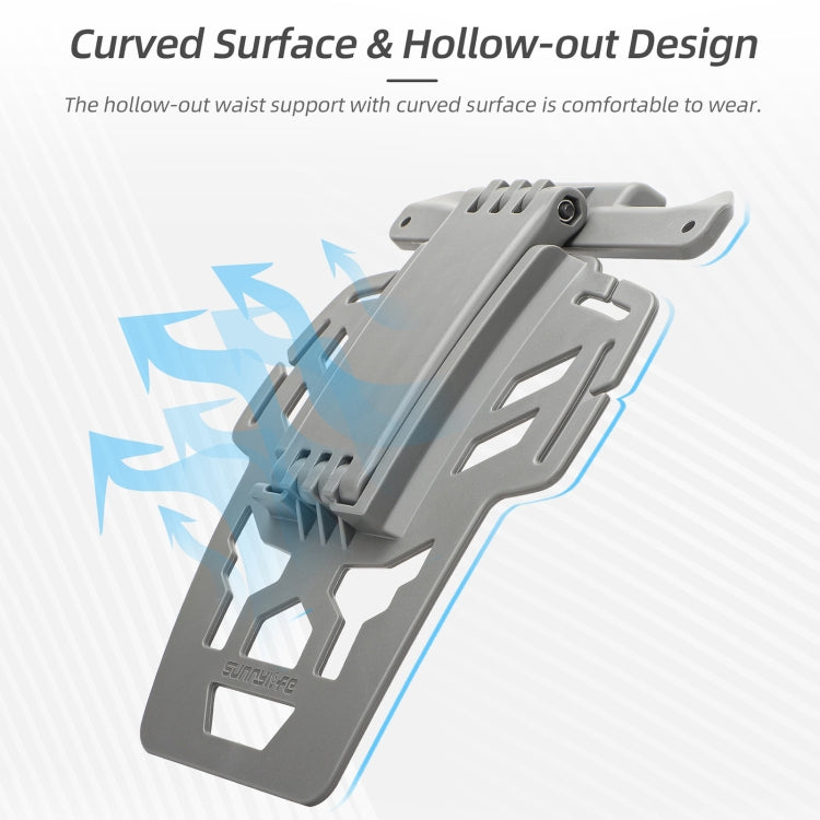 For DJI RC Pro Sunnylife Remote Control Waist Support Bracket Chest Strap(Grey) - free shipping - PMC TechLife - Order now!
