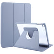 For iPad 9.7 2018 & 2017 / Air / Air2 GEBEI Acrylic TPU 3-folding Rotating Smart Tablet Leather Case withh Pen Slot(Light Purple) - free shipping - PMc TechLife - Order now!
