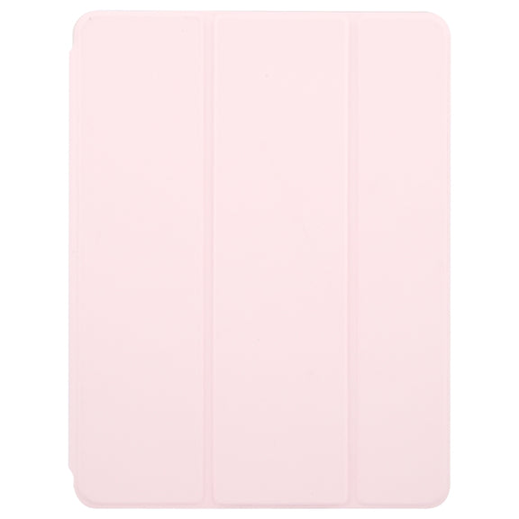 For iPad 9.7 2018 & 2017 / Air / Air2 GEBEI Acrylic TPU 3-folding Rotating Smart Tablet Leather Case withh Pen Slot(Pink)