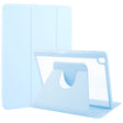 For iPad 10.2 2021 / 2020 / 2019 / Air 3 GEBEI Acrylic TPU 3-folding Rotating Smart Tablet Leather Case withh Pen Slot(Sky Blue) - free shipping - PMc TechLife - Order now!