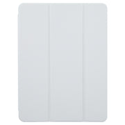 For iPad 2025 / 2022 GEBEI Acrylic TPU 3-folding Rotating Smart Tablet Leather Case withh Pen Slot(Grey)