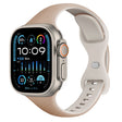 For Apple Watch Ultra 49mm Two Color Slim Butterfly Buckle Silicone Watch Band(Milk Tea Rock White) - free shipping - PMc TechLife - Order now!