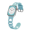 For Apple Watch SE 44mm Donut Hollow Silicone Watch Band(Emerald Green) - free shipping - PMc TechLife - Order now!