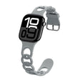 For Apple Watch Series 10 46mm Donut Hollow Silicone Watch Band(Brick Cyan) - free shipping - PMc TechLife - Order now!