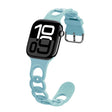 For Apple Watch Series 10 42mm Donut Hollow Silicone Watch Band(Emerald Green) - free shipping - PMc TechLife - Order now!