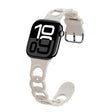 For Apple Watch Series 10 42mm Donut Hollow Silicone Watch Band(Starlight) - free shipping - PMc TechLife - Order now!