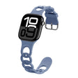 For Apple Watch Series 10 42mm Donut Hollow Silicone Watch Band(Lavender Gray) - free shipping - PMc TechLife - Order now!