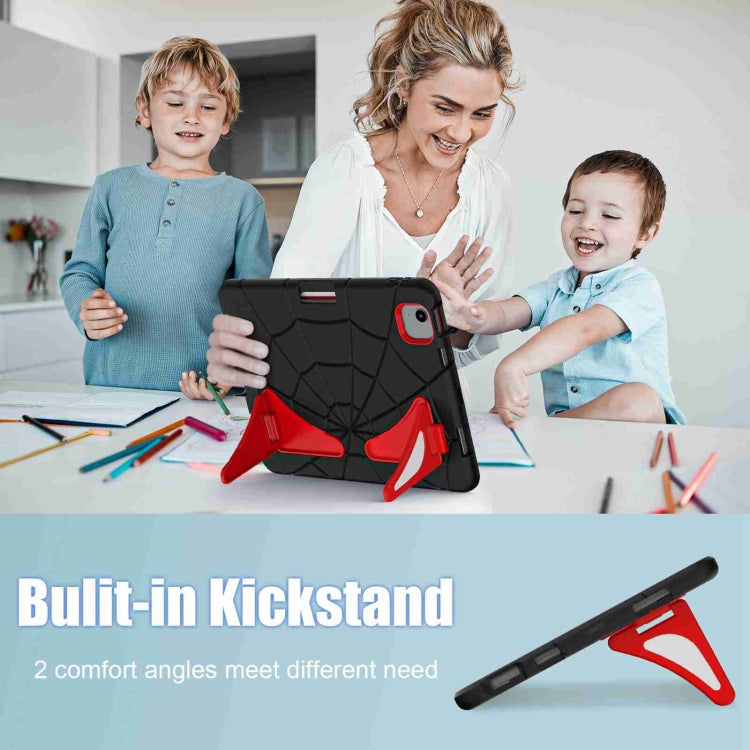 For iPad Air 11 2024 Silicone + PC Shockproof Protective Tablet Case(Black Red) - iPad Air 11 2024 Cases by PMC TechLife | Online Shopping South Africa | PMC TechLife | Buy Now Pay Later Mobicred