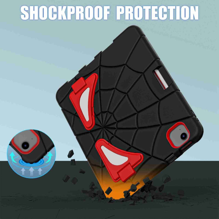 For iPad Air 11 2024 Silicone + PC Shockproof Protective Tablet Case(Black Red) - iPad Air 11 2024 Cases by PMC TechLife | Online Shopping South Africa | PMC TechLife | Buy Now Pay Later Mobicred