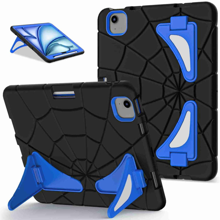 For iPad Air 11 2025 / 2024 Silicone + PC Shockproof Protective Tablet Case(Black Blue) - iPad Air 11 2025 / 2024 Cases by PMC TechLife | Online Shopping South Africa | PMC TechLife | Buy Now Pay Later Mobicred