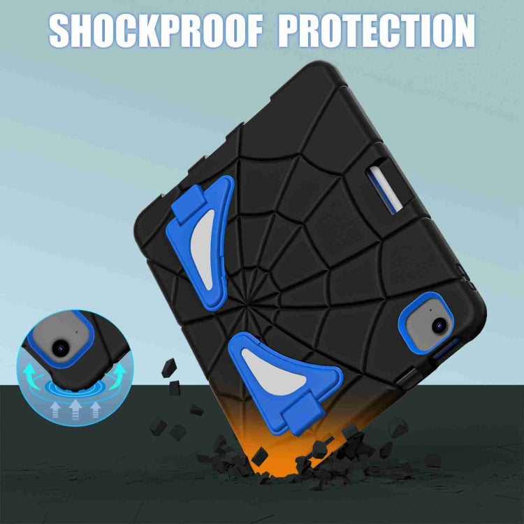 For iPad Air 11 2025 / 2024 Silicone + PC Shockproof Protective Tablet Case(Black Blue) - iPad Air 11 2025 / 2024 Cases by PMC TechLife | Online Shopping South Africa | PMC TechLife | Buy Now Pay Later Mobicred