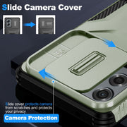 For Motorola Moto G Stylus 5G 2024 Sliding Camshield Phone Case(Alpine Green)
