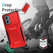 For Motorola Moto G Stylus 5G 2024 Sliding Camshield Phone Case(Red)