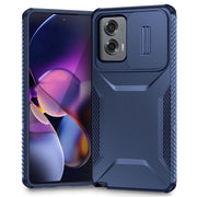 For Motorola Moto G Stylus 5G 2024 Sliding Camshield Phone Case(Blue)