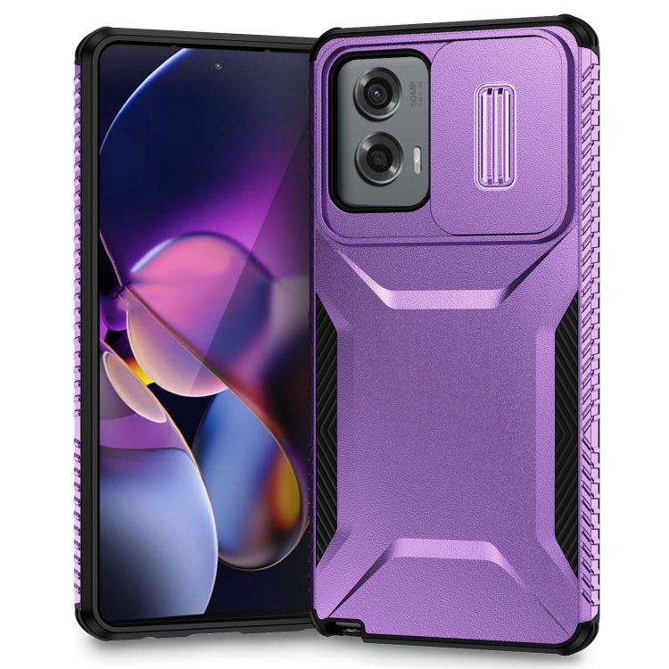 For Motorola Moto G Stylus 5G 2024 Sliding Camshield Phone Case(Purple) - Motorola Cases by PMC Jewellery | Online Shopping South Africa | PMC Jewellery | Buy Now Pay Later Mobicred