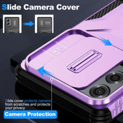 For Motorola Moto G Stylus 5G 2024 Sliding Camshield Phone Case(Purple)