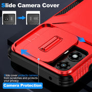 For Motorola Moto G 5G 2024 Sliding Camshield Phone Case(Red)