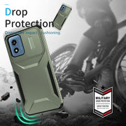 For Motorola Moto G Play 4G 2024 Sliding Camshield Phone Case(Alpine Green)