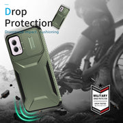 For Motorola Moto G Power 5G 2024 Sliding Camshield Phone Case(Alpine Green)