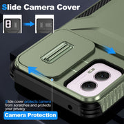 For Motorola Moto G Power 5G 2024 Sliding Camshield Phone Case(Alpine Green)