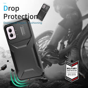 For Motorola Moto G Power 5G 2024 Sliding Camshield Phone Case(Black)