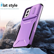 For Motorola Moto G Power 5G 2024 Sliding Camshield Phone Case(Purple)