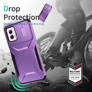 For Motorola Moto G Power 5G 2024 Sliding Camshield Phone Case(Purple)