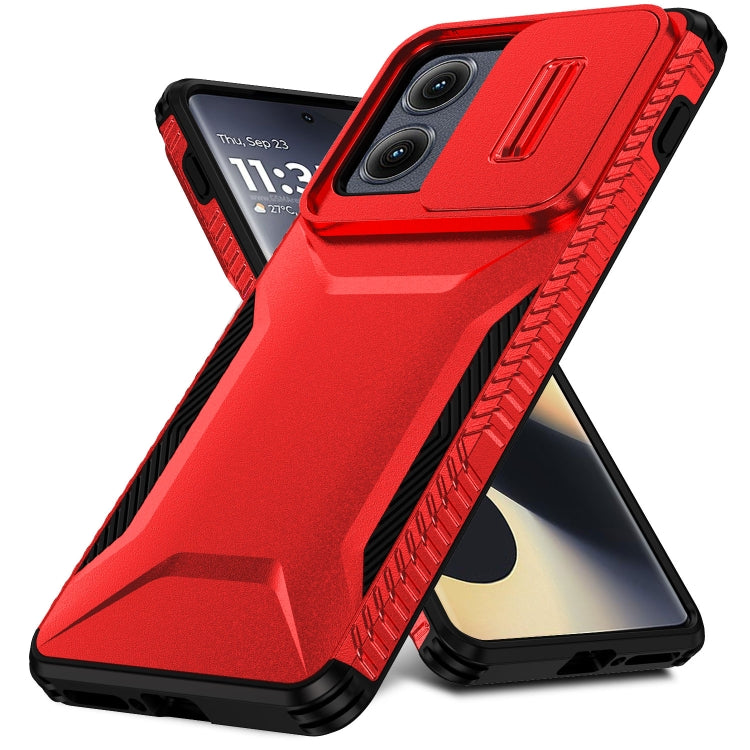 For Motorola Edge 5G 2024 Sliding Camshield Phone Case(Red) - free shipping - PMC Jewellery - Order now!