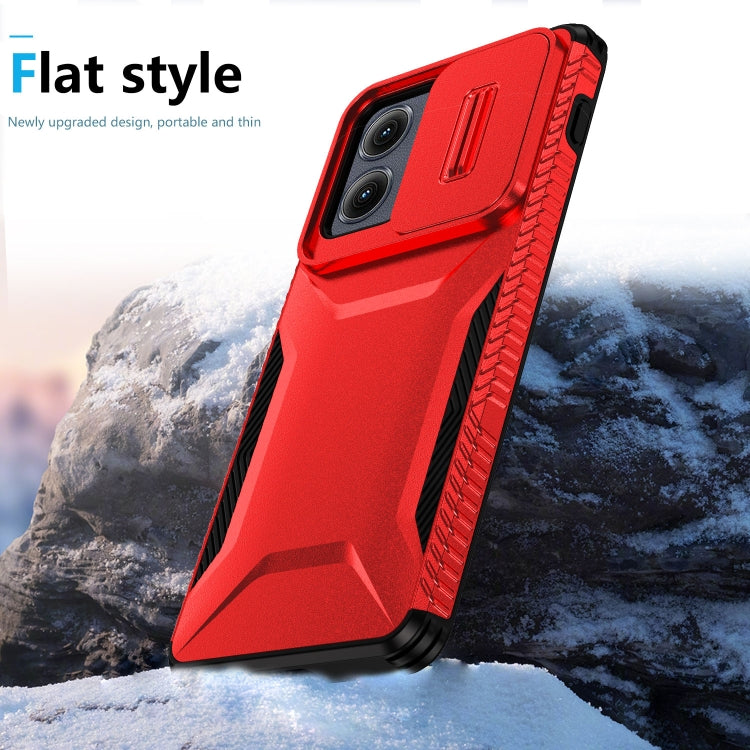 For Motorola Edge 5G 2024 Sliding Camshield Phone Case(Red) - free shipping - PMC Jewellery - Order now!
