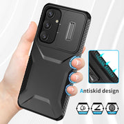 For Samsung Galaxy S25 5G / S24 5G Sliding Camshield Phone Case(Black)